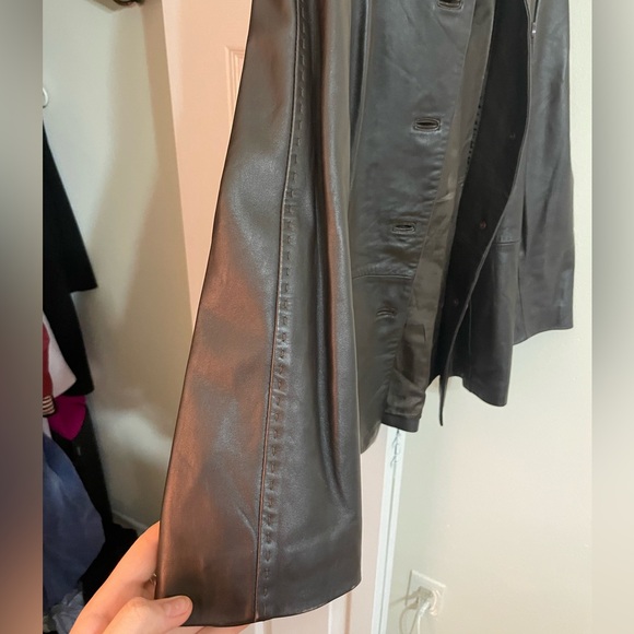 Liz Claiborne Leather Jacket - Picture 9 of 9